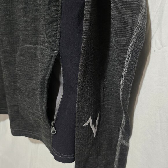 VOORMI Made in USA Men's Access NXT 1/4 Zip Pullover - Gunmetal Gray - Sz M* - Picture 6 of 6